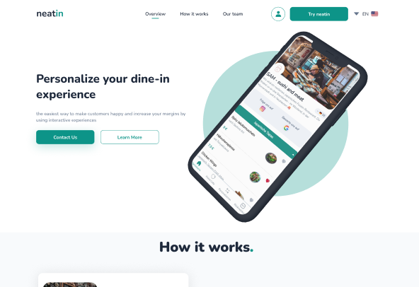 Digital Service for Restaurants & Hotels